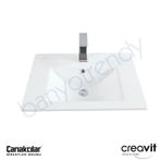 Creavit Su 75 cm Etajerli Lavabo