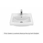 Creavit TF155 Sera Etajerli Lavabo Beyaz 55cm