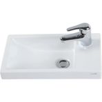 Creavit Tp025 25x45 cm Beyaz Elmas Dolap Üstü Lavabo