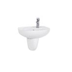 Creavit TP030 30x45 cm Beyaz Yarım Ayak Oval Lavabo