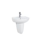 Creavit TP145 36x45 cm Oval Yarım Ayak Lavabo