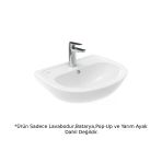 Creavit TP150 40X50 cm Batarya Delikli Yarım Ayaklı Lavabo