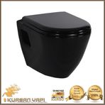 Creavit TP325 Siyah Asma Klozet ve Kapak
