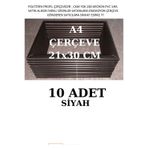 CreaWitch A4 Çerçeve 10 Adet Diploma Sertifika Fotoğraf Çerçevesi Pvc 21x30 )