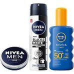 Creme 30Ml, Erkek Sprey Deodorant Black&White Invisible 150Ml, Güneş Koruyucu Vücut Spreyi 200Ml, Spf50