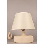 Cremora Handmade Dekoratif Seramik Abajur – Modern Tasarım, 45 cm Yükseklik, E27 Uyumlu Tek Başlıklı Masa Lambası, A Enerji Sınıfı Kullanım, Dayanıklı Seramik Gövde, Minimalist Şık Model – Yerli Üreti