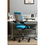 Creo Mobili Ergonomik Çocuk Sandalyesi, Kaykılabilir Esnek Sandalye - Taşıma kap. 120kg, Mavi/Mavi - Vega Plus