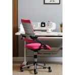 Creo Mobili Kız Çocuk Çalışma Sandalyesi, Yükseklik Ayarlı Sandalye - Taşıma kap. 120kg, Fuşya/Fuşya - Vega