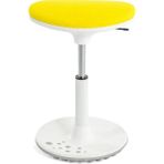 Creo Mobili Montessori Uyumlu Denge Taburesi, Kaymaz Taban - 39–55 cm Yükseklik, Taş. kap. 100kg, Sarı - Creo