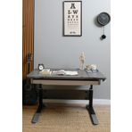 Creo Mobili Yükseklik Ve Eğim Ayarlı, Çekmeceli, Sirius Basic Çalışma Masası 120X75 Cm, Antrasit