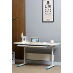 Creo Mobili Yükseklik Ve Eğim Ayarlı, Vega Simple Çalışma Masası - 130X70 Cm, Ekru/Mavi