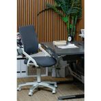 Creo Mobili Yükseklik ve Sırt Ayarlı Sirius Çalışma Sandalyesi Ofis, Bilgisayar Koltuğu Antrasit/Gri 45x52 cm
