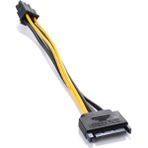 CresCent 6 Pin Pci E Güç Dönüştürücü Kablo Sata To Pci E