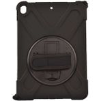 Crescent Apple iPad Pro 12.9 inç 4. Nesil (2020) Defender Shoulder Strap Askılı Tablet Kılıfı (A2069/A2229/A2232/A2233) Siyah