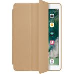 CresCent iPad A1954 9.7 İnner Soft Lux Deri Smart Case Gold Tablet Kılıf