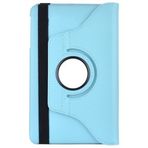 CresCent Samsung Galaxy Tab E 9.6 İnç SM-T560-T561-T562-T565-T567 360 Derece Dönebilen Mavi Kılıf