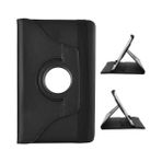 CresCent Samsung Galaxy Tab E SM-T560-T561-T562-T565-T567 9.6 İnç 360 Derece Dönebilen Standlı Siyah Kılıf