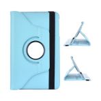 CresCent Samsung Galaxy Tab E SM-T560-T561-T562-T565-T567 9.6 İnç 360 Derece Dönebilen Standlı Turkuaz Kılıf