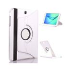 CresCent Samsung Galaxy Tab E SM-T560-T561-T562-T565-T567 9.6 İnç 360 Derece Döner Standlı Beyaz Tablet Kılıfı