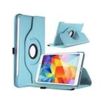 CresCent Samsung Galaxy Tab E SM-T560-T561-T562-T565-T567 9.6 İnç 360 Derece Döner Standlı Mavi Tablet Kılıfı