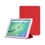 CresCent Samsung Galaxy Tab E SM-T560-T561-T562-T565-T567 9.6 İnç Smart Case Smart Cover Kırmızı Kılıf