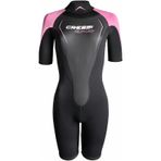 Cressi Altum Lady Shorty Black Pink 3 mm S Yüzme Elbisesi