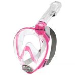 Cressi Baron Çocuk Tam Yüz Maske Şeffaf-Pembe