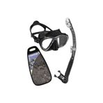 Cressi Big Eyes Evolution Maske Alpha Ultra Dry Şnorkel Seti Black