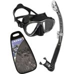 Cressi Big Eyes Evolution Maske Alpha Ultra Dry Şnorkel Seti - Siyah - Standart