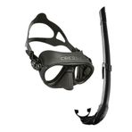 Cressi Calibro + Corsica Siyah Maske + Şnorkel Seti