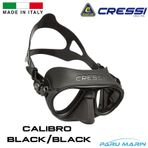 Cressi Calibro HD Dark Dalış ve Yüzme Maskesi