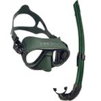 Cressi Calibro Maske Corsica Şnorkel Seti Balıkmarketim - Standart - Tek Renk - GREEN