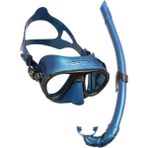 Cressi Calibro Maske Corsica Şnorkel Seti Balıkmarketim - Tek Renk - BLUE - Standart