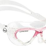 Cressi Cobra Hypoalerjik Silikon Çizilmez UV Filitreli Buğu Yapmaz Cam Şeffaf Pembe Yüzücü Gözlüğü