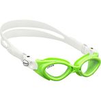 Cressi Çocuklar için Fox küçük, açık cam Yüzücü gözlüğü,Lime - Klaren Linse,Crab 2/7 jahre