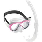 Cressi Cressi Samoa Maske - Mexico Şnorkel Set - CLEAR/PINK
