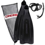 Cressi Crs BG189541 Siyah Dalgıç Set