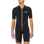 Cressi Erkek Neopren Mayo Lido, Siyah/Mavi, XL, LV455005