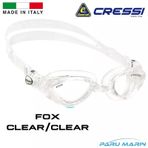 Cressi Fox Clear Yüzücü Gözlüğü