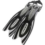 Cressi Frog Plus Dalış Paleti Black-Sılver-No:44-47 - Siyah