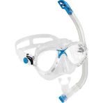 Cressi Junior Marea Maske Top Şnorkel Çocuk Seti Balıkmarketim - Tek Renk - CLEAR-BLUE - Standart