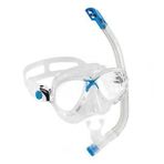Cressi Junior Marea Maske Top Şnorkel Seti Clear-Blue