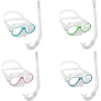 Cressi Junior Perla Maske - Mini Gringo Şnorkel Set - CLEAR/BLUE - Tek Beden - Şeffaf