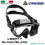 Cressi Liberty Black Black Dalış ve Yüzme Maskesi