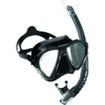 Cressi Matrix-Gamma Yetişkin Maske Şnorkel Seti Siyah
