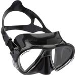 Cressi Matrix Hypoalerjik Silikon Yeni Nesil Lens Çerçevesi Siyah Yumuşak Dalış Maske