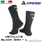 Cressi Metallite Siyah Large Dalış Patiği
