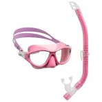 Cressi Moon Maske Top Şnorkel Çocuk Seti pembe