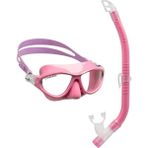 Cressi Moon Maske - Top Şnorkel Çocuk Seti - Standart - Pembe