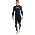 Cressi Morea erkek neopren kıyafet, 3 mm, tüm su sporları için, siyah/mavi/gümüş, XL/5